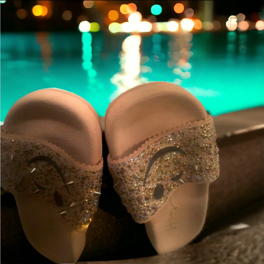 Lola Craig Rhinestone Flats